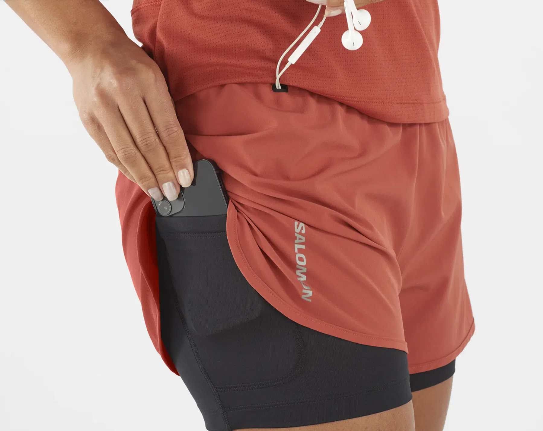 hardloopbroekje met telefoon